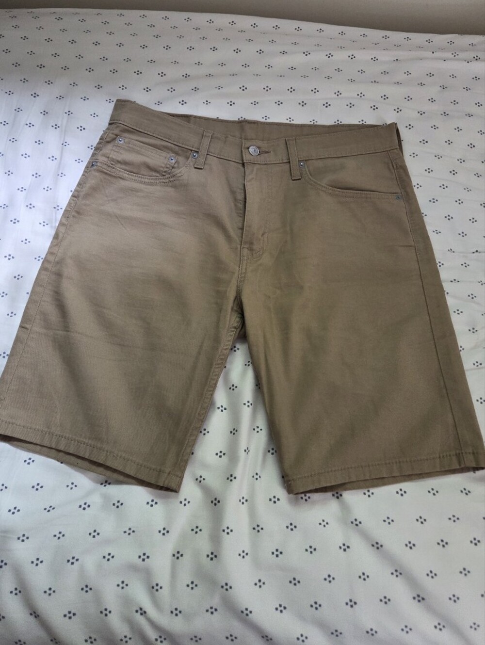 Levis 405 Khaki Denim Shorts 33